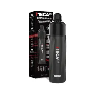 MEGABAR GT15000 Vape Kit - Dark Gray